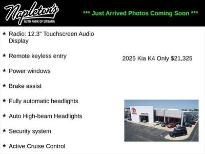 Photo of a 2025 Kia K4 LXS 4DR Sedan for sale