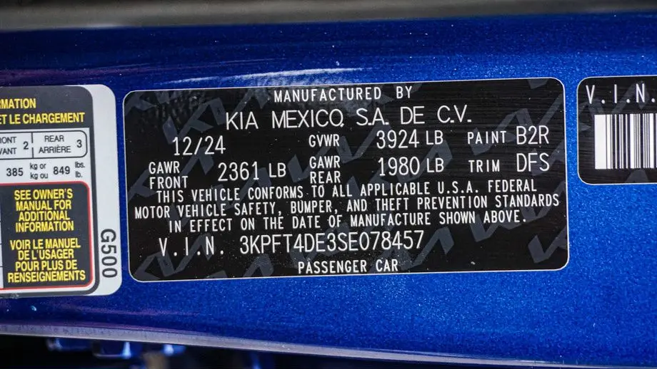 2025 Kia K4 LXS