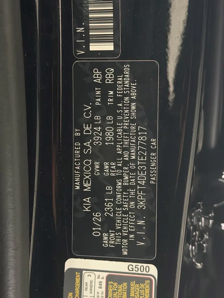 2026 Kia K4 - $21,250