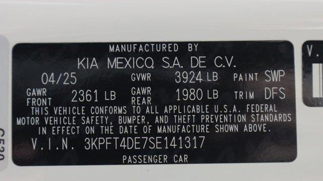 2025 Kia K4 LX
