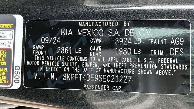 2025 Kia K4 LXS