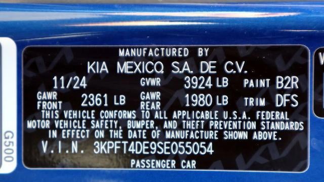 2025 Kia K4 LXS
