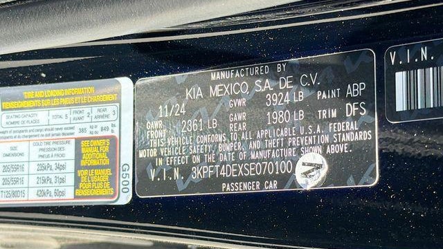2025 Kia K4 LXS