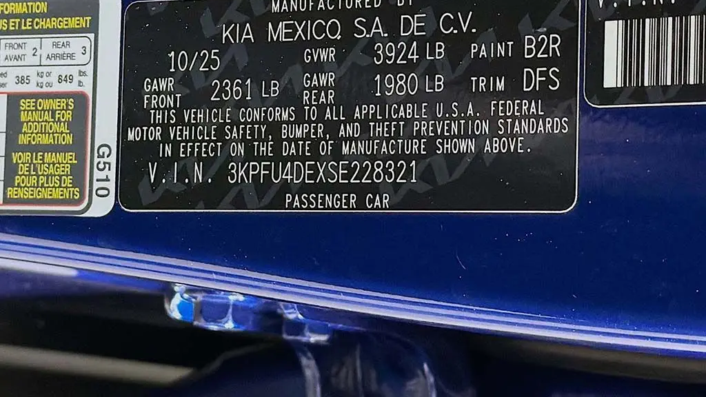 2025 Kia K4 EX