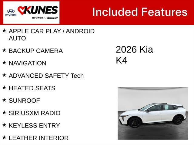 2026 Kia K4 - $27,901