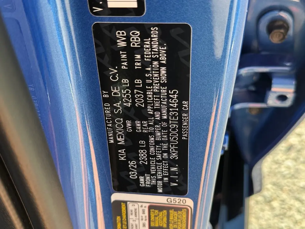 2026 Kia K4 - $26,000