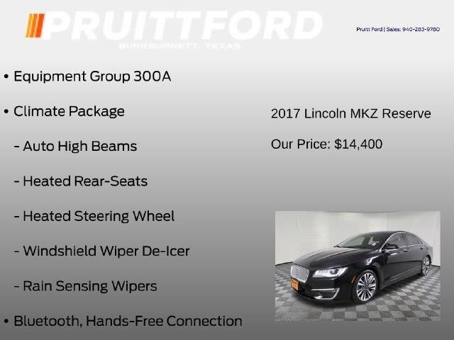 2017 Lincoln MKZ - $14,400