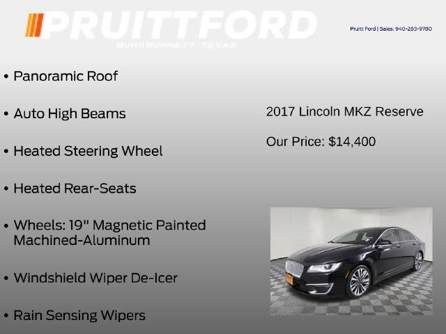 2017 Lincoln MKZ - $14,400