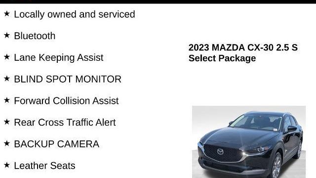 2023 Mazda CX-30 2.5 S Select