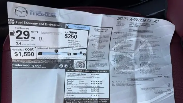 2023 Mazda CX-30 2.5 S Carbon Edition