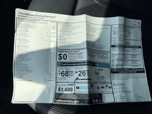 2023 BMW 330e - $33,995