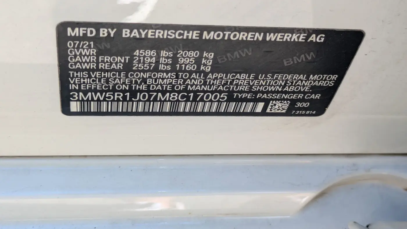 2021 BMW 3 Series 330i