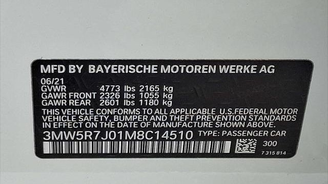 2021 BMW 3 Series 330i xDrive