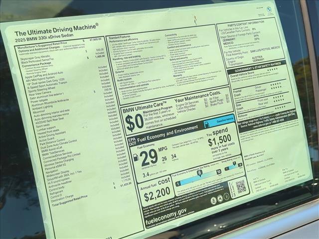 2025 BMW 330i - $51,547