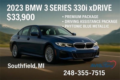 2023 BMW 3 Series AWD 330I Xdrive 4DR Sedan
