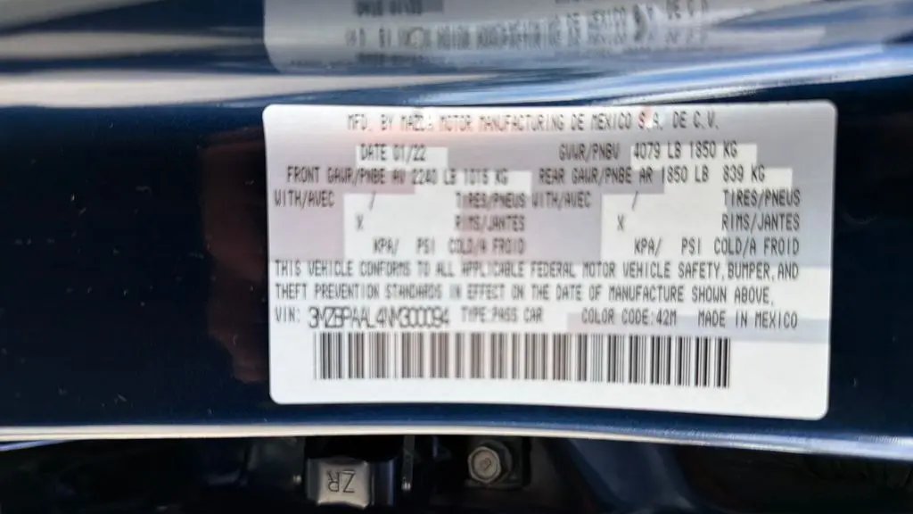 2022 Mazda Mazda3 Sedan 2.5 S
