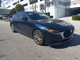 2021 Mazda Mazda3 Sedan with Deep Crystal Blue Mica Exterior