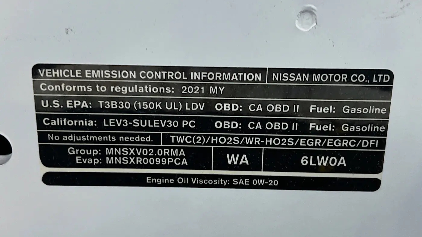 2021 Nissan Sentra S