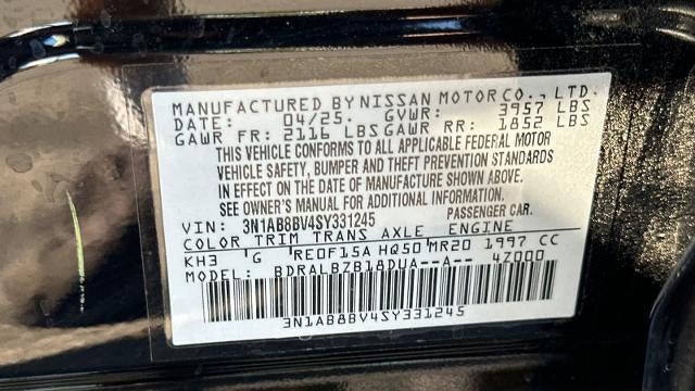 2025 Nissan Sentra S
