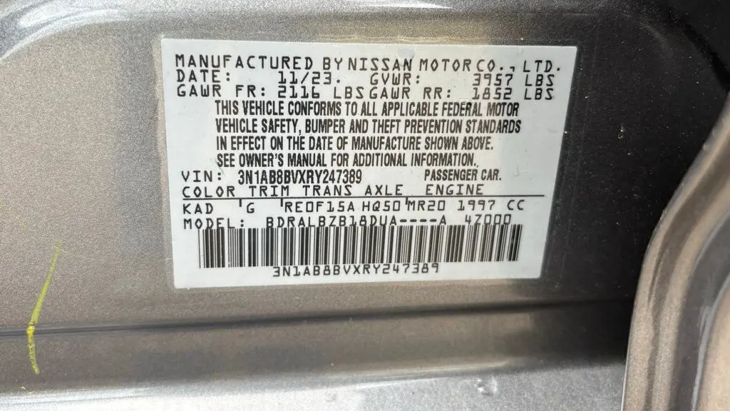 2024 Nissan Sentra S