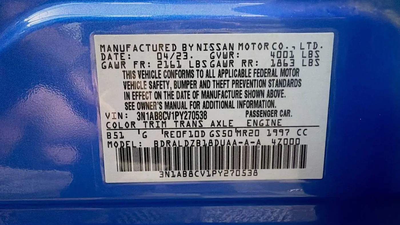 2023 Nissan Sentra SV