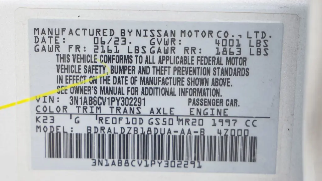 2023 Nissan Sentra SV