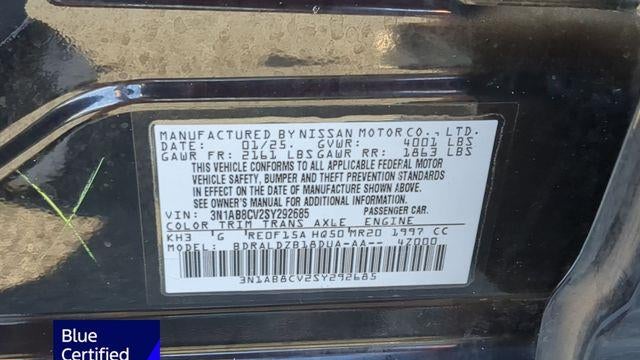 2025 Nissan Sentra SV