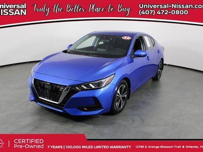 Photo of a 2022 Nissan Sentra SV 4DR Sedan for sale