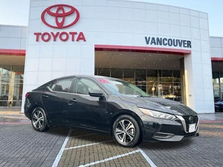 2022 Nissan Sentra with Black Obsidian Exterior
