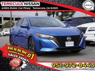 2024 Nissan Sentra with Electric Blue Metallic Exterior