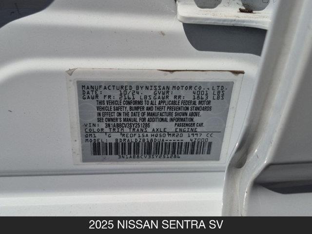 2025 Nissan Sentra - $19,775