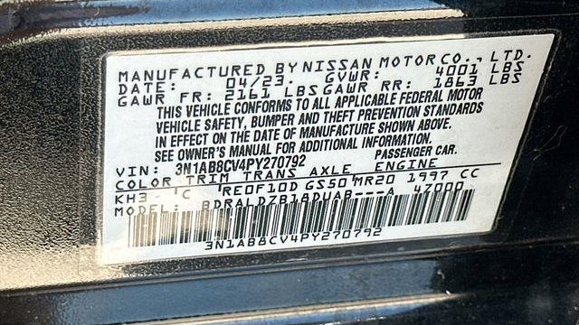 2023 Nissan Sentra SV