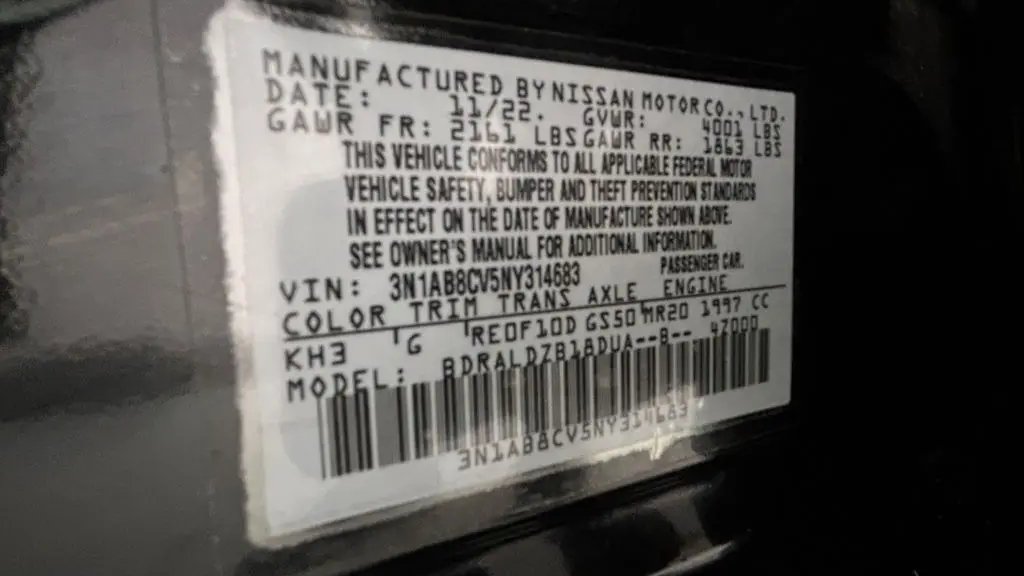 2022 Nissan Sentra SV