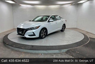 2022 Nissan Sentra with Aspen White Tricoat Pearl Exterior