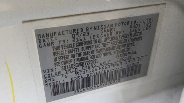 2024 Nissan Sentra SV
