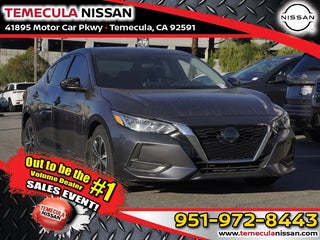 2021 Nissan Sentra with Gun Metallic Exterior