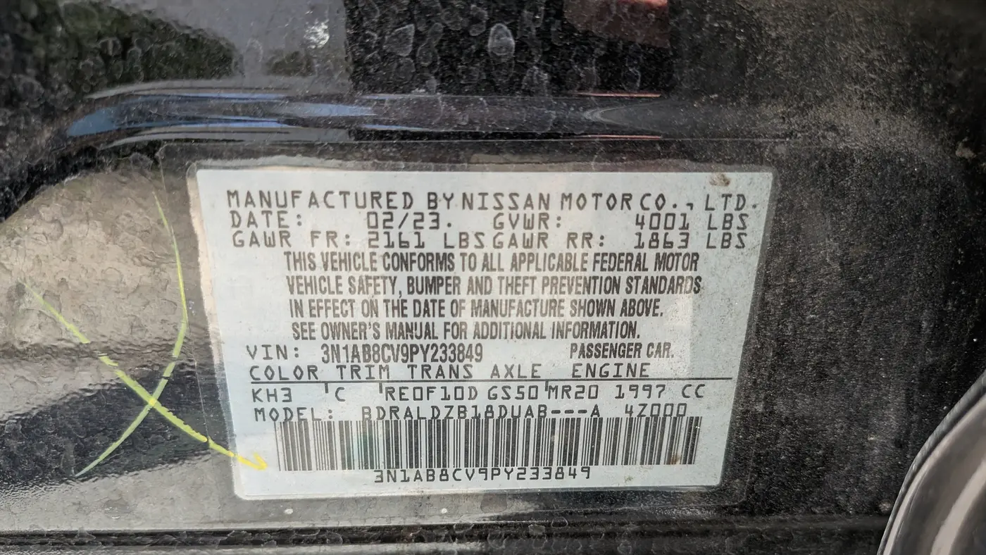 2023 Nissan Sentra SV