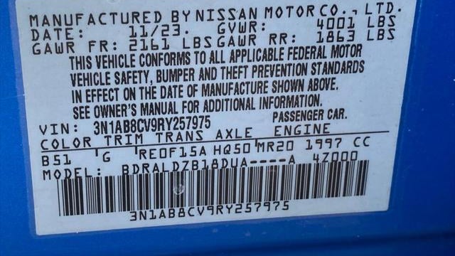 2024 Nissan Sentra SV