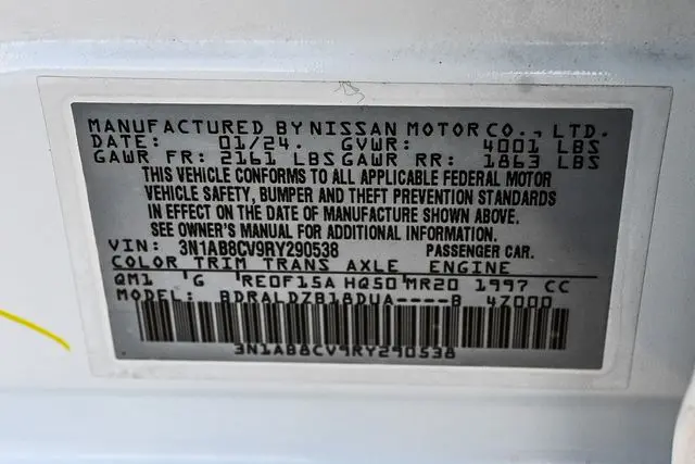 2024 Nissan Sentra - $19,988