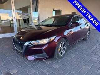 2021 Nissan Sentra with Rosewood Metallic Exterior
