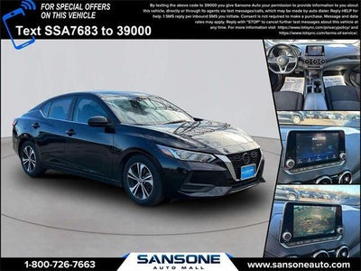 Photo of a 2022 Nissan Sentra SV 4DR Sedan for sale