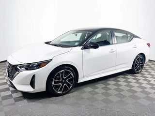 2024 Nissan Sentra with Aspen White Tricoat/Super Black Exterior