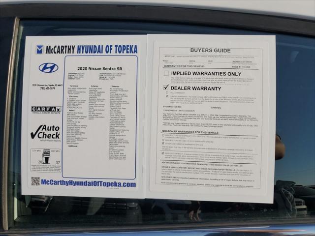 2020 Nissan Sentra - $14,199
