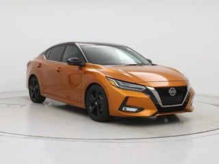 2021 Nissan Sentra with Monarch Orange/Super Black Exterior