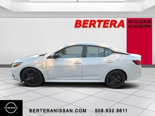2022 Nissan Sentra with Aspen White Tricoat Pearl Exterior