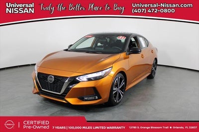 Photo of a 2021 Nissan Sentra SR 4DR Sedan for sale