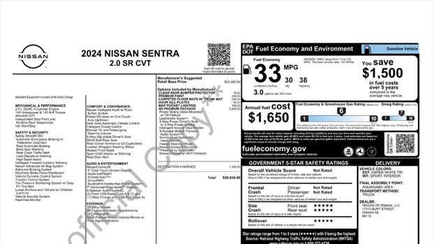 2024 Nissan Sentra SR