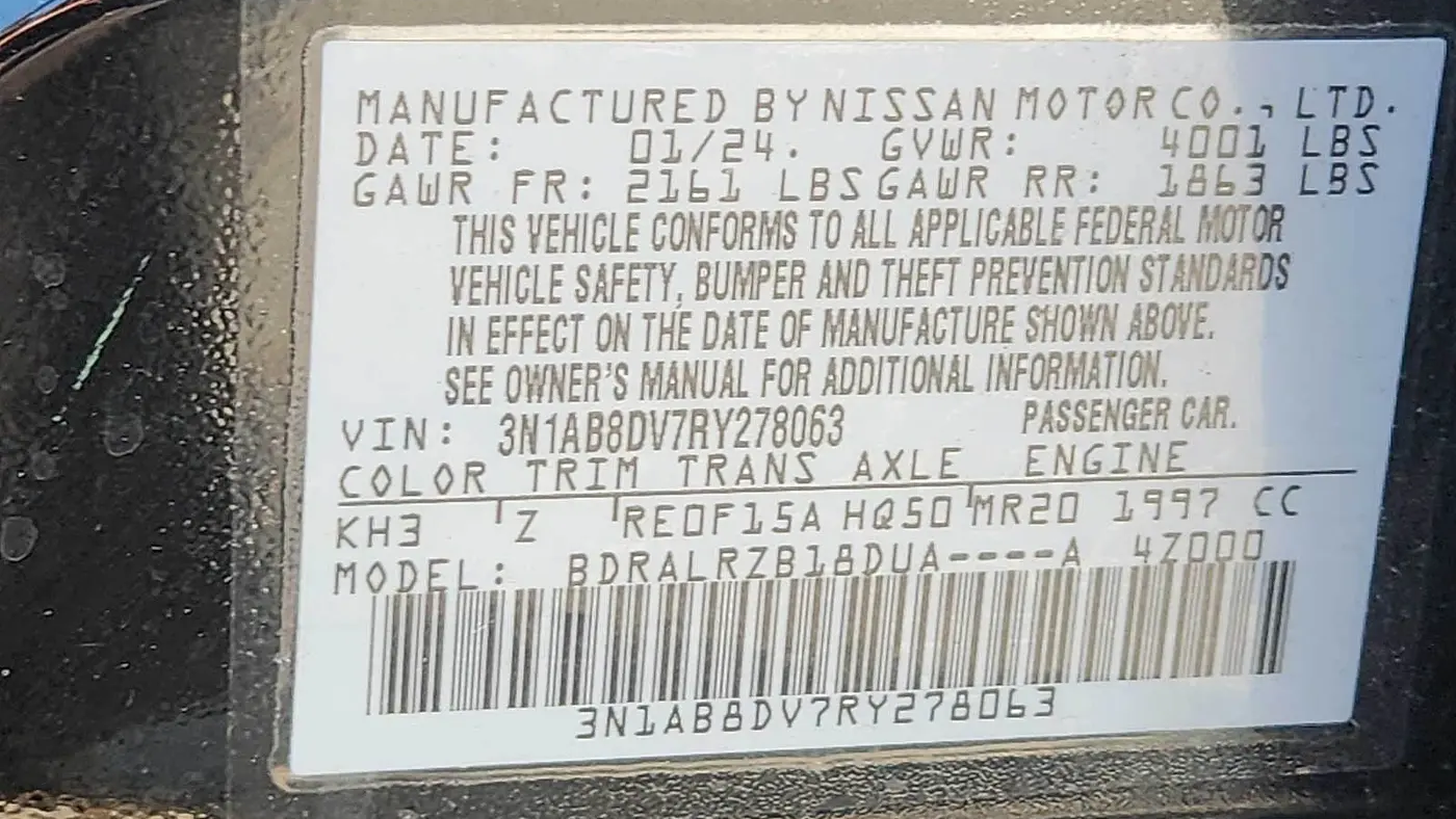 2024 Nissan Sentra SR