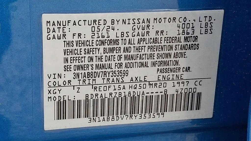2024 Nissan Sentra SR