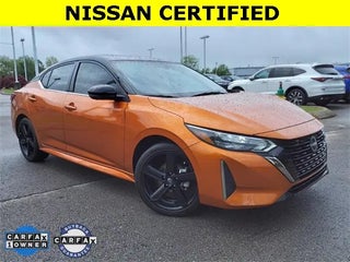 2024 Nissan Sentra with Monarch Orange Metallic/Super Black Exterior